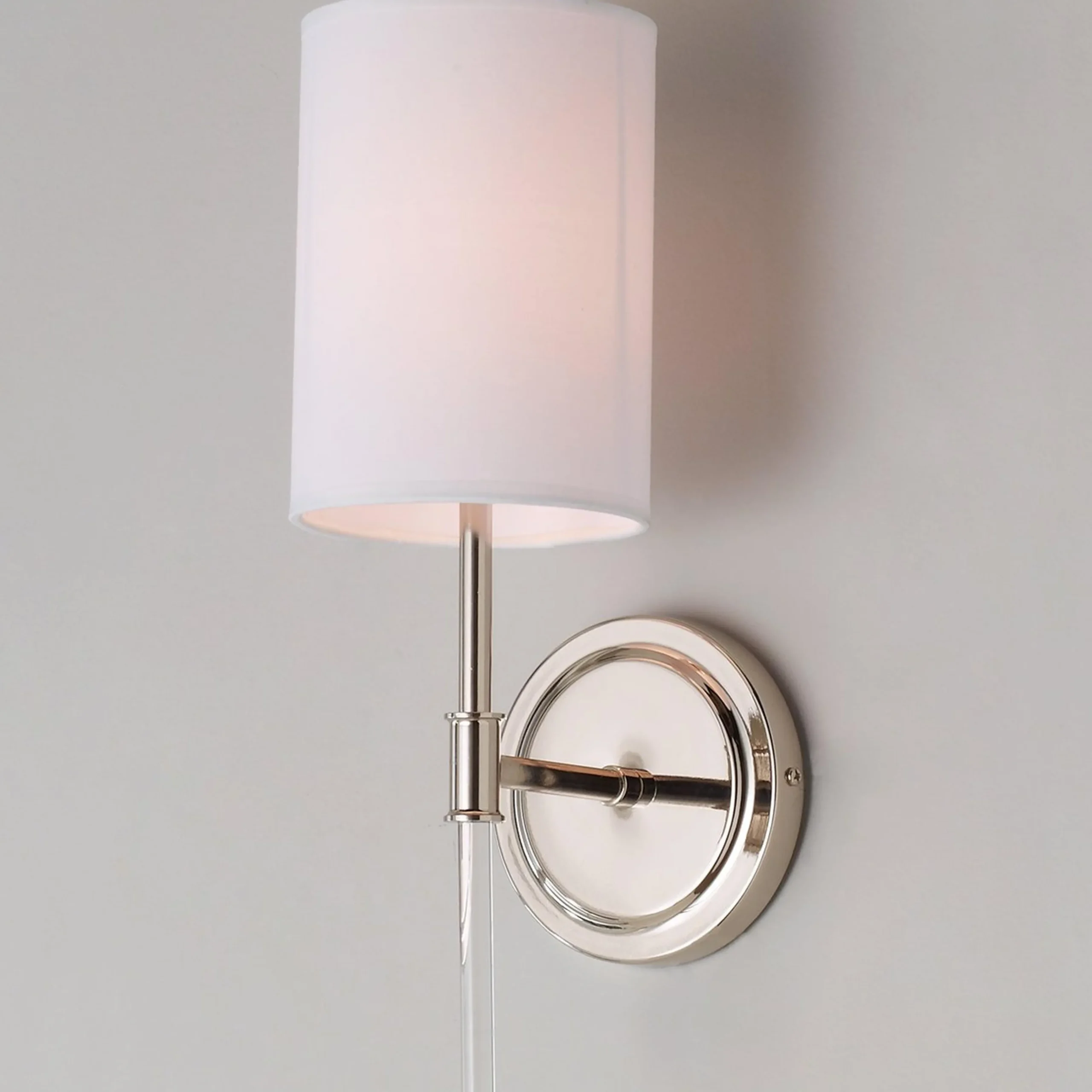 Acrylic Stem Sconce - 1 Light