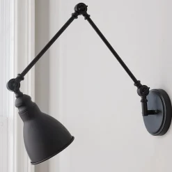 Adjustable Arm Swing Arm Sconce - 1 Light