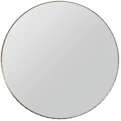 Alanis Scalloped Round Mirror