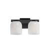 Amanda Vanity Light - 2 Light - Striated