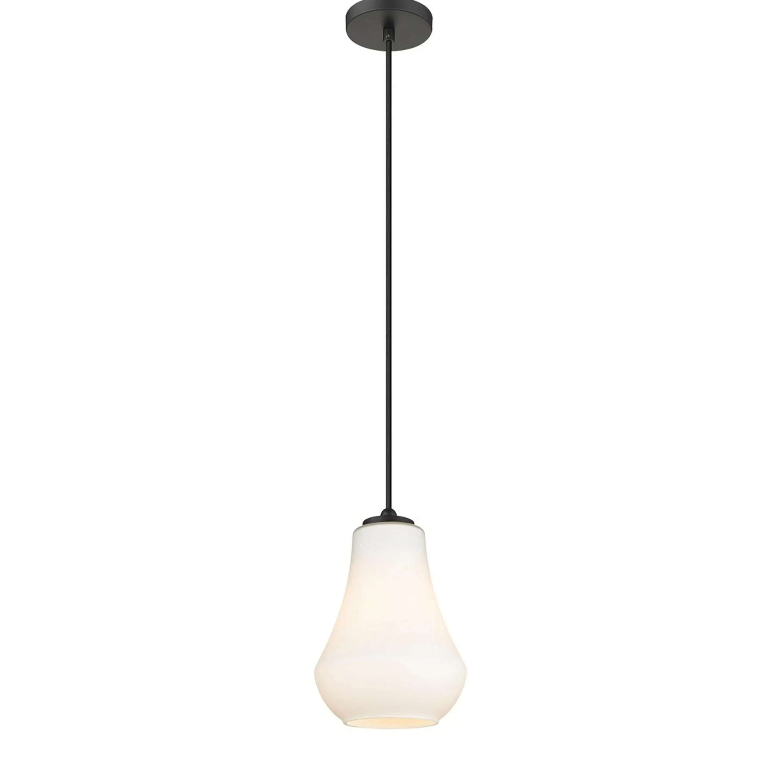 Anderson Pendant - White Glass