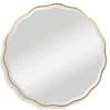 Annette Scallop Round Mirror