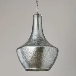 Antique Glass Urn Bell Pendant