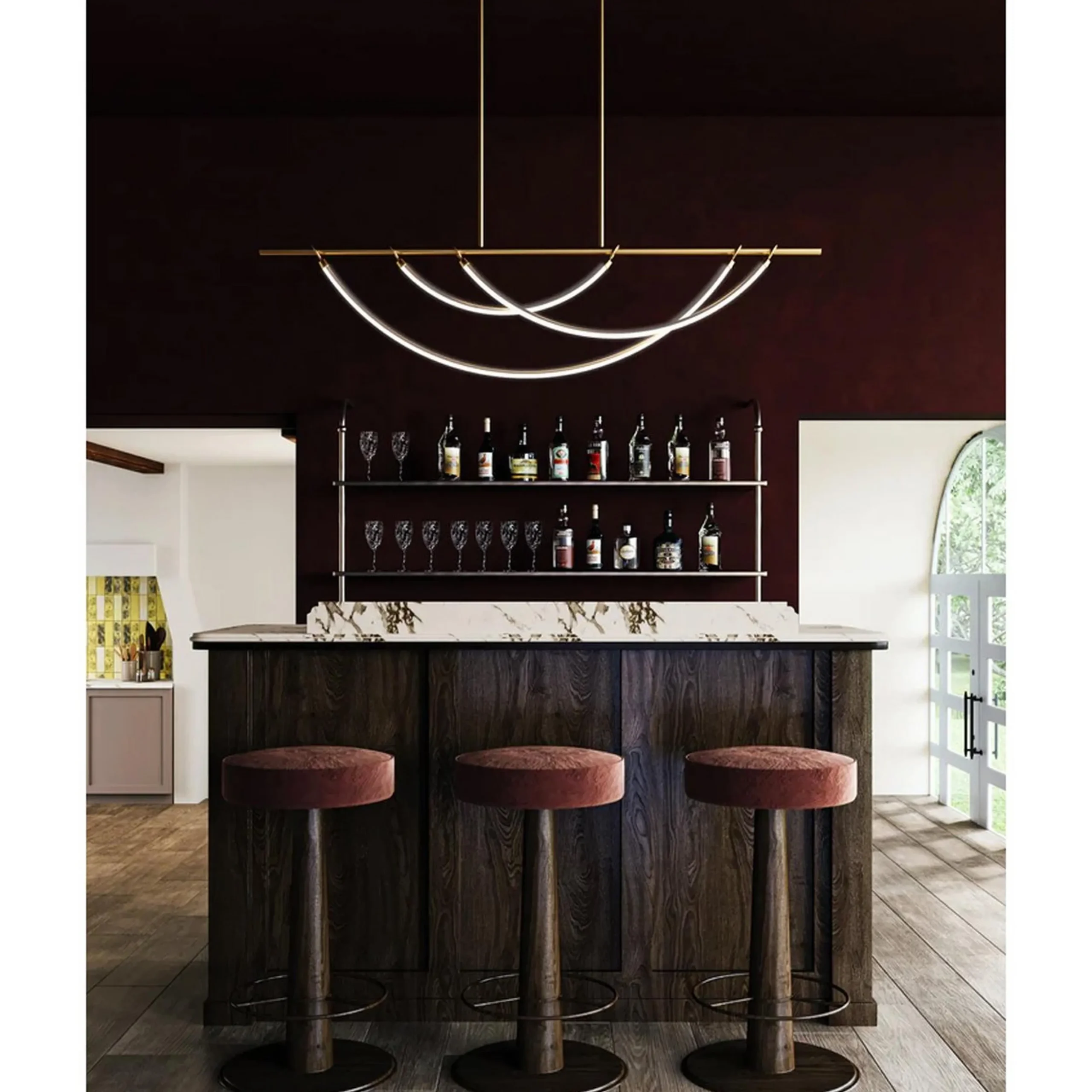 Apollo LED Island Chandelier - Small