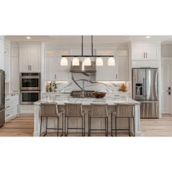 Arete Island Chandelier - 5 Light