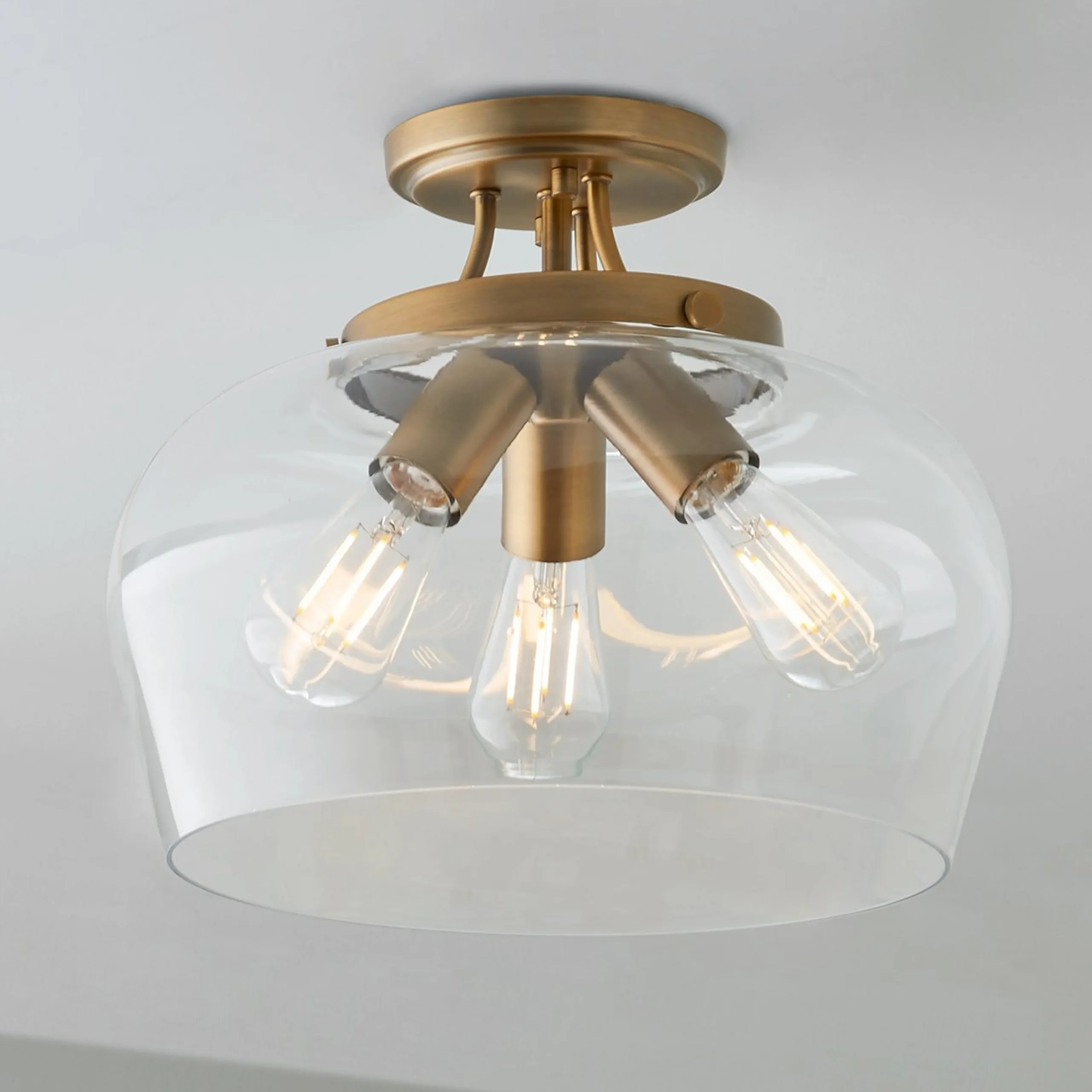 Ashley Semi-Flush Ceiling Light
