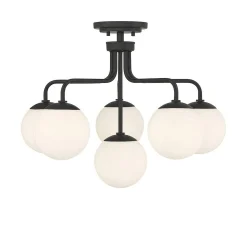 Asymmetrical Lola Semi-Flush Ceiling Light