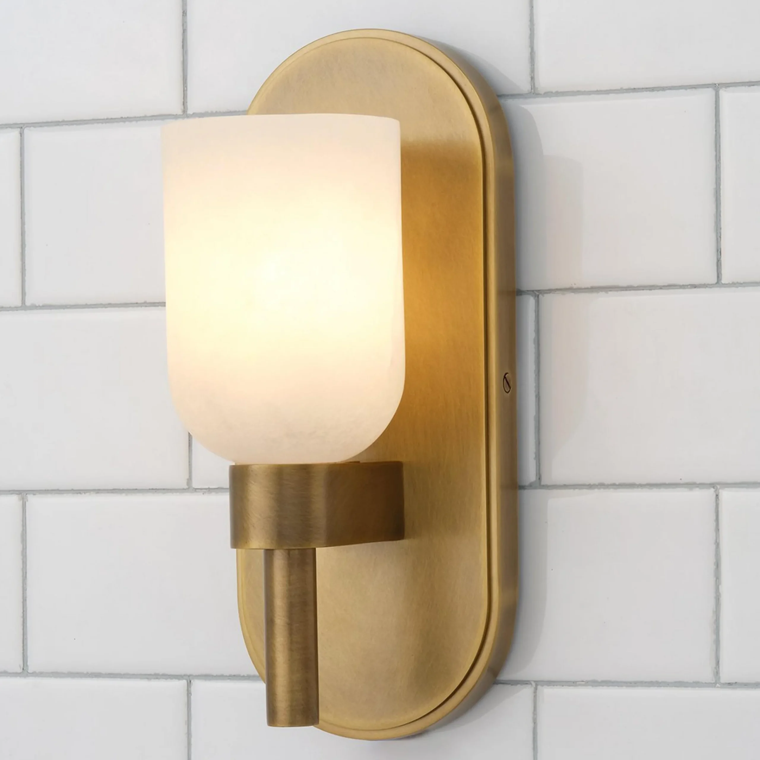Aurind Bath Sconce - Alabaster