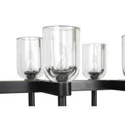 Aurind Linear Island Chandelier - Crystal