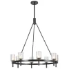 Aurind Ring Chandelier - 8 Light - Crystal
