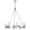 Aurind Ring Chandelier - 8 Light - Crystal