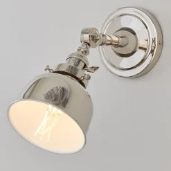 Banner Swing Arm Bath Sconce - Metal Bowl