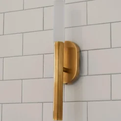 Bata Bath Sconce - Etched Crystal