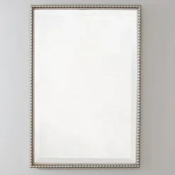 Beaded Beveled Mirror - Rectangular