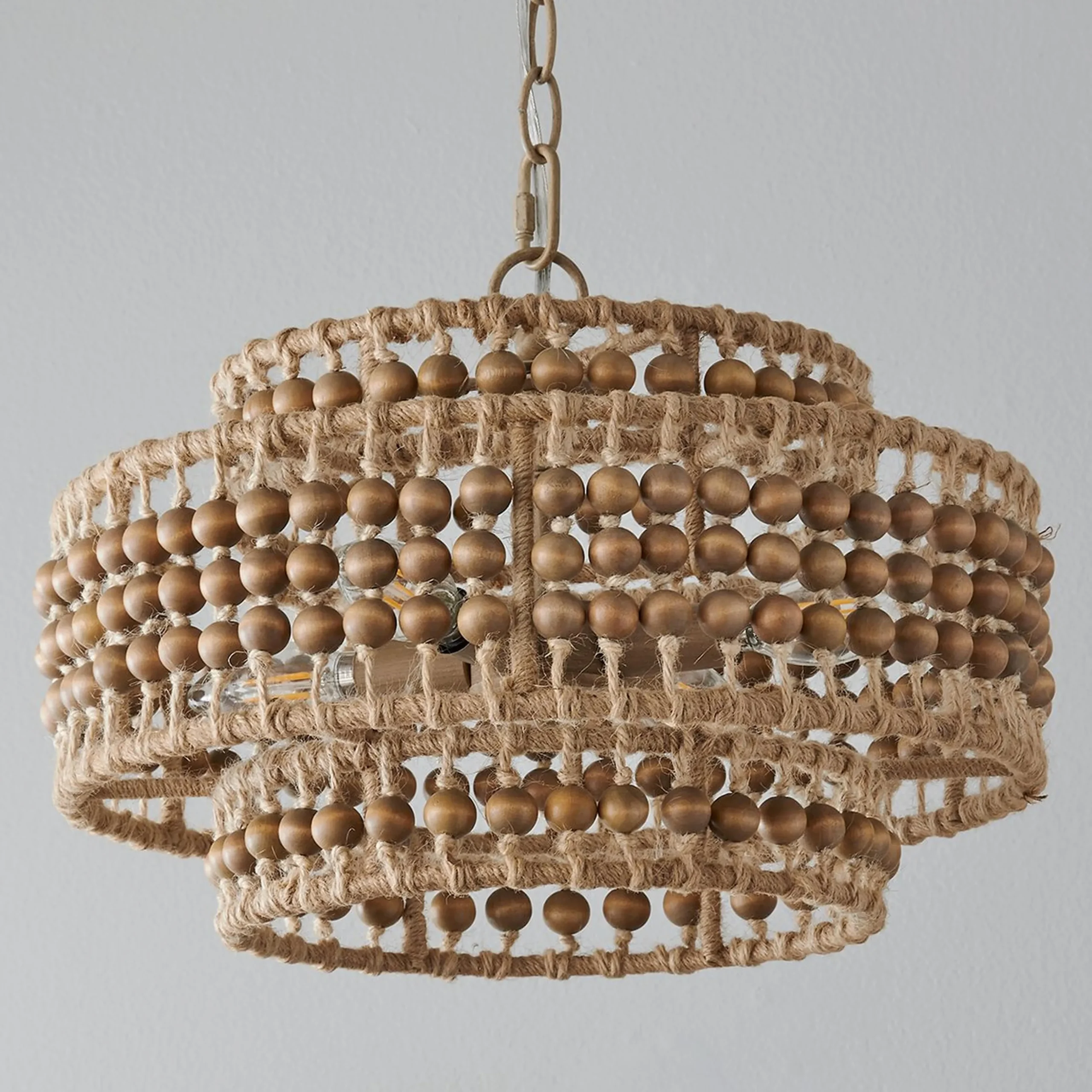 Beaded Bliss Drum Chandelier