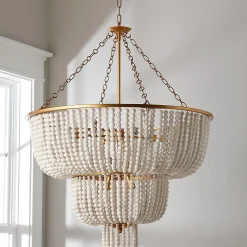 Beaded Kona Tiered Chandelier