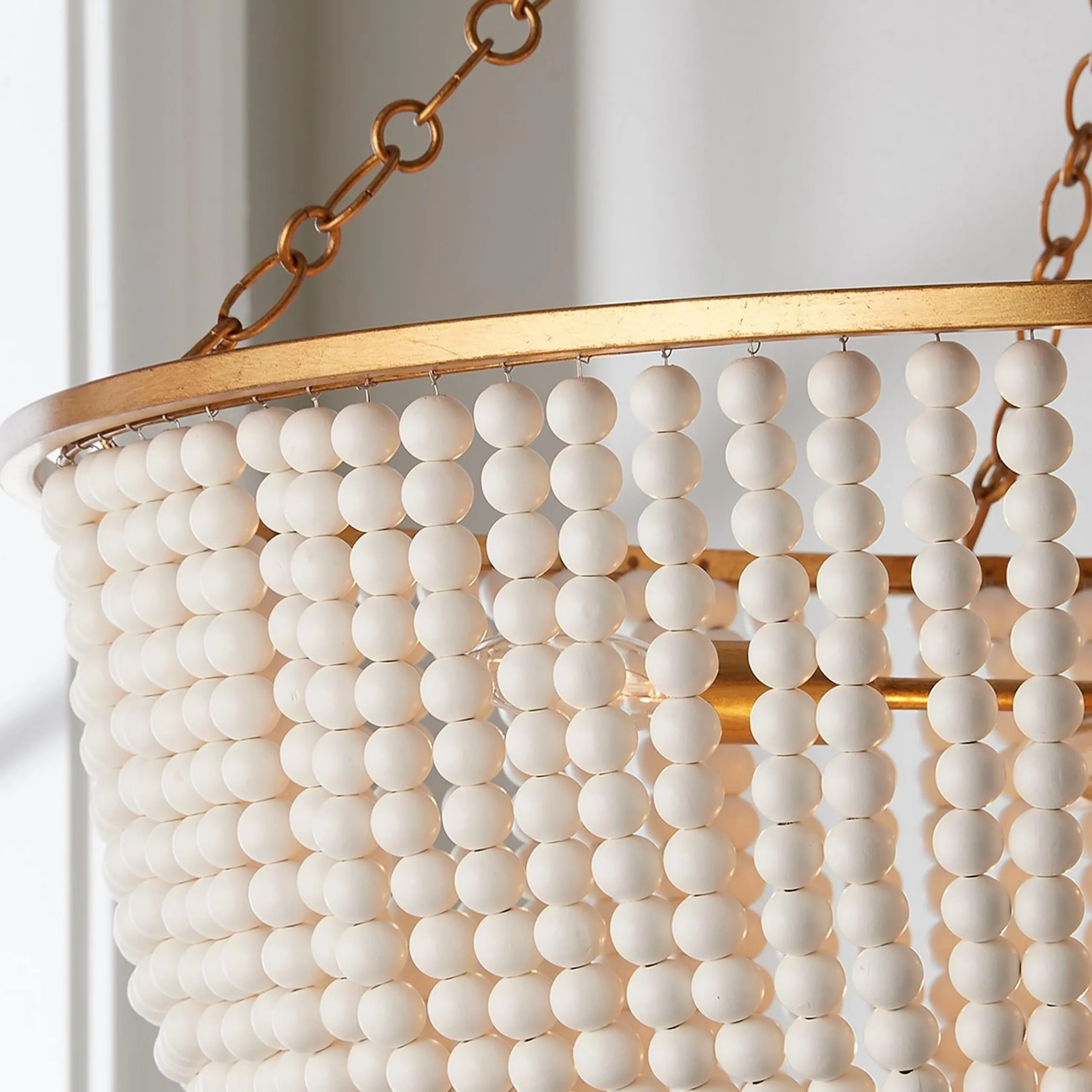 Beaded Kona Tiered Chandelier