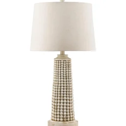 Beaded Obelisk Table Lamp