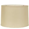 16" Belgian Linen Drum Shade