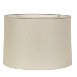 18" Belgian Linen Drum Shade