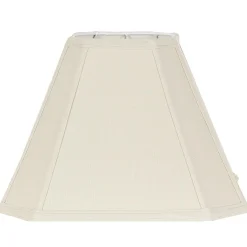16" Belgian Linen Square Cut Corner Shade