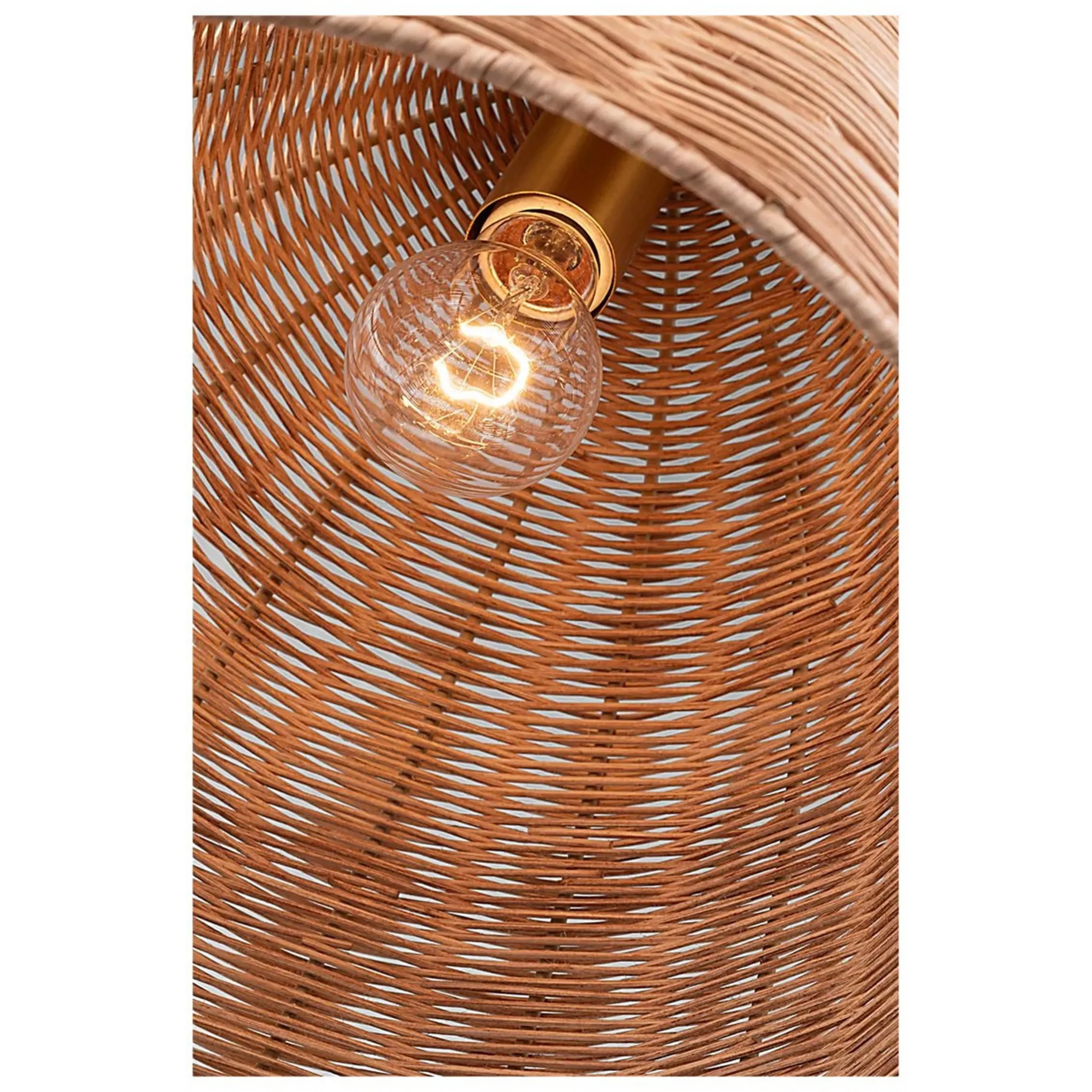 Bentlee Wicker Pendant - Small