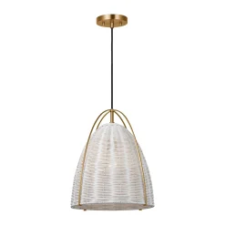 Bentlee Wicker Pendant - Small