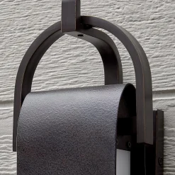 Bent Pocket Outdoor Sconce - 17