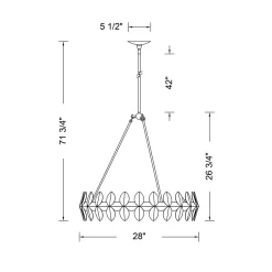 Bixby Chandelier - 6 Light