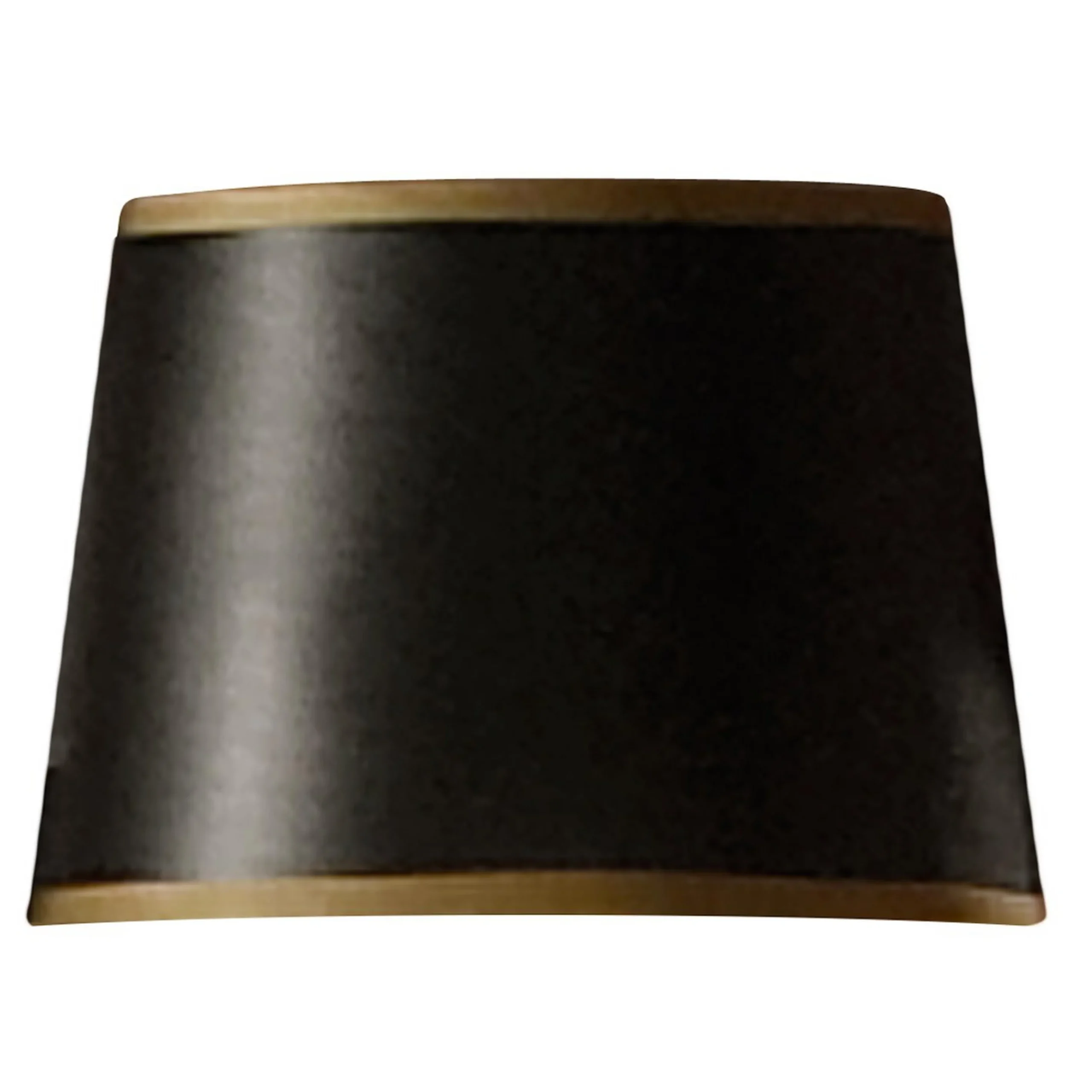 5.5" Black and Gold Drum Chandelier Shade