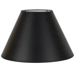 16" Black Paper Empire Lamp Shade