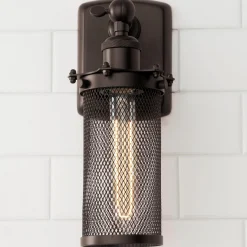 Bleecker Mesh Bath Sconce