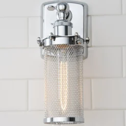 Bleecker Mesh Bath Sconce