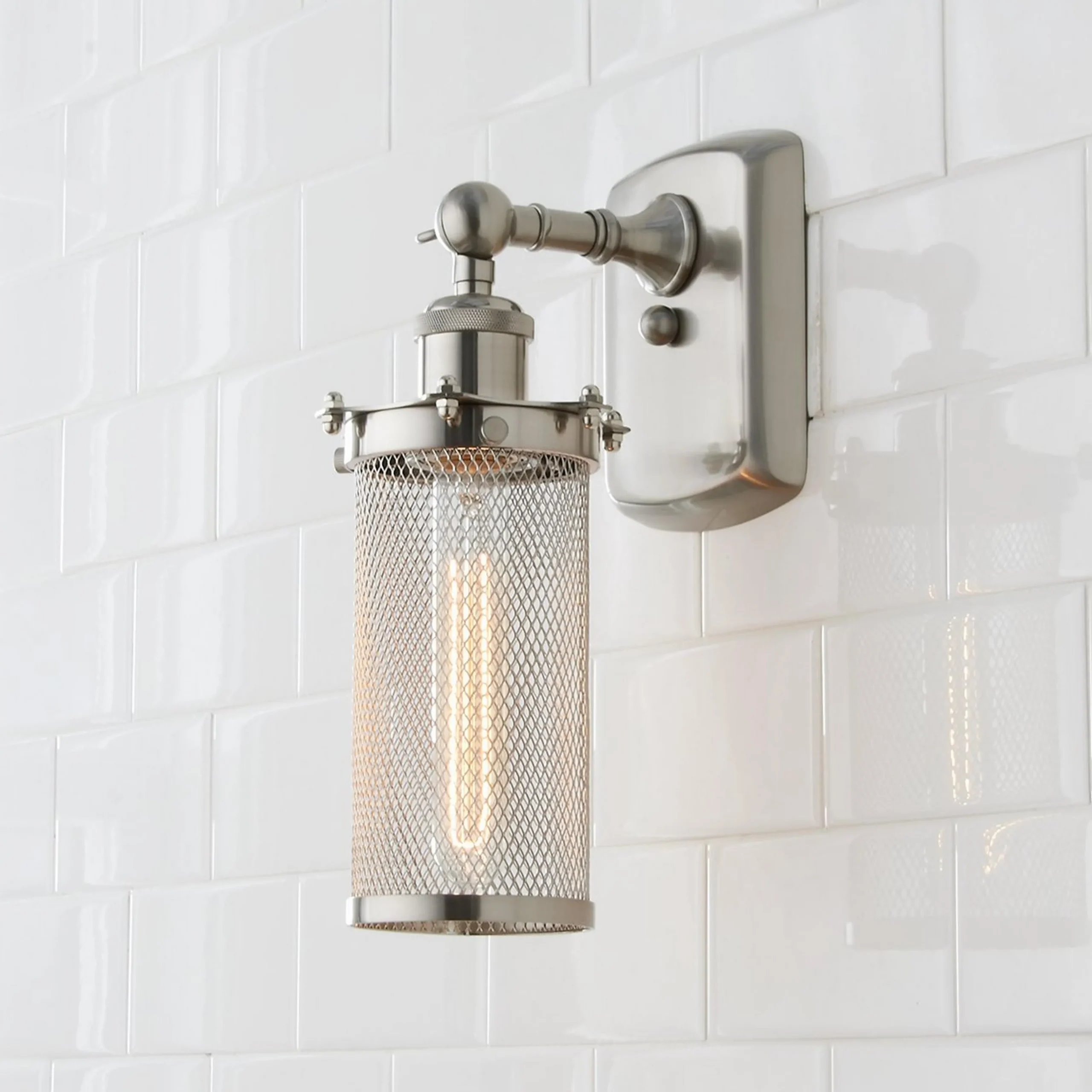Bleecker Mesh Bath Sconce