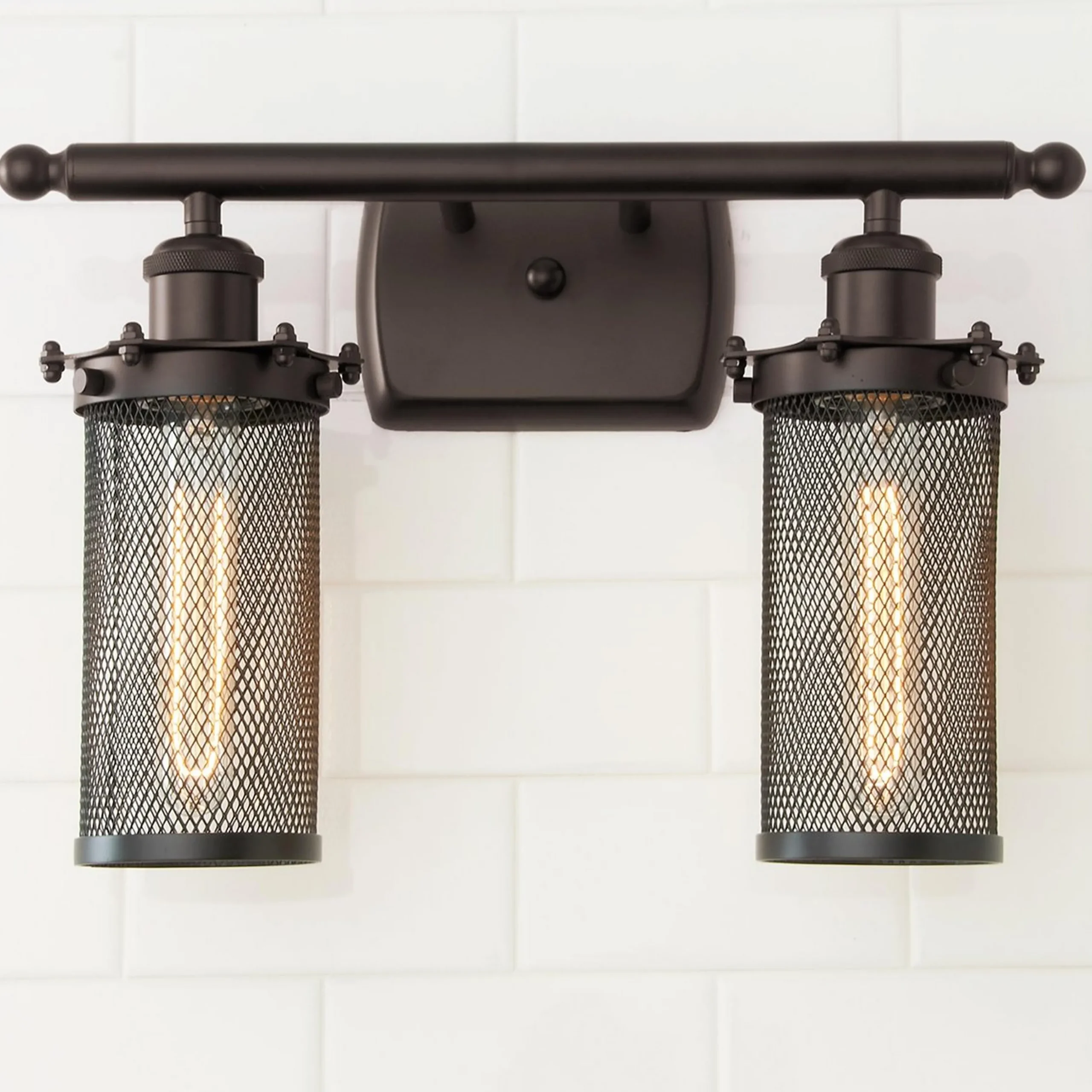 Bleecker Mesh Vanity Light - 2 Light