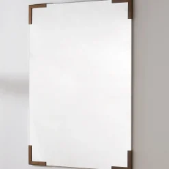 Brass Corner Mirror
