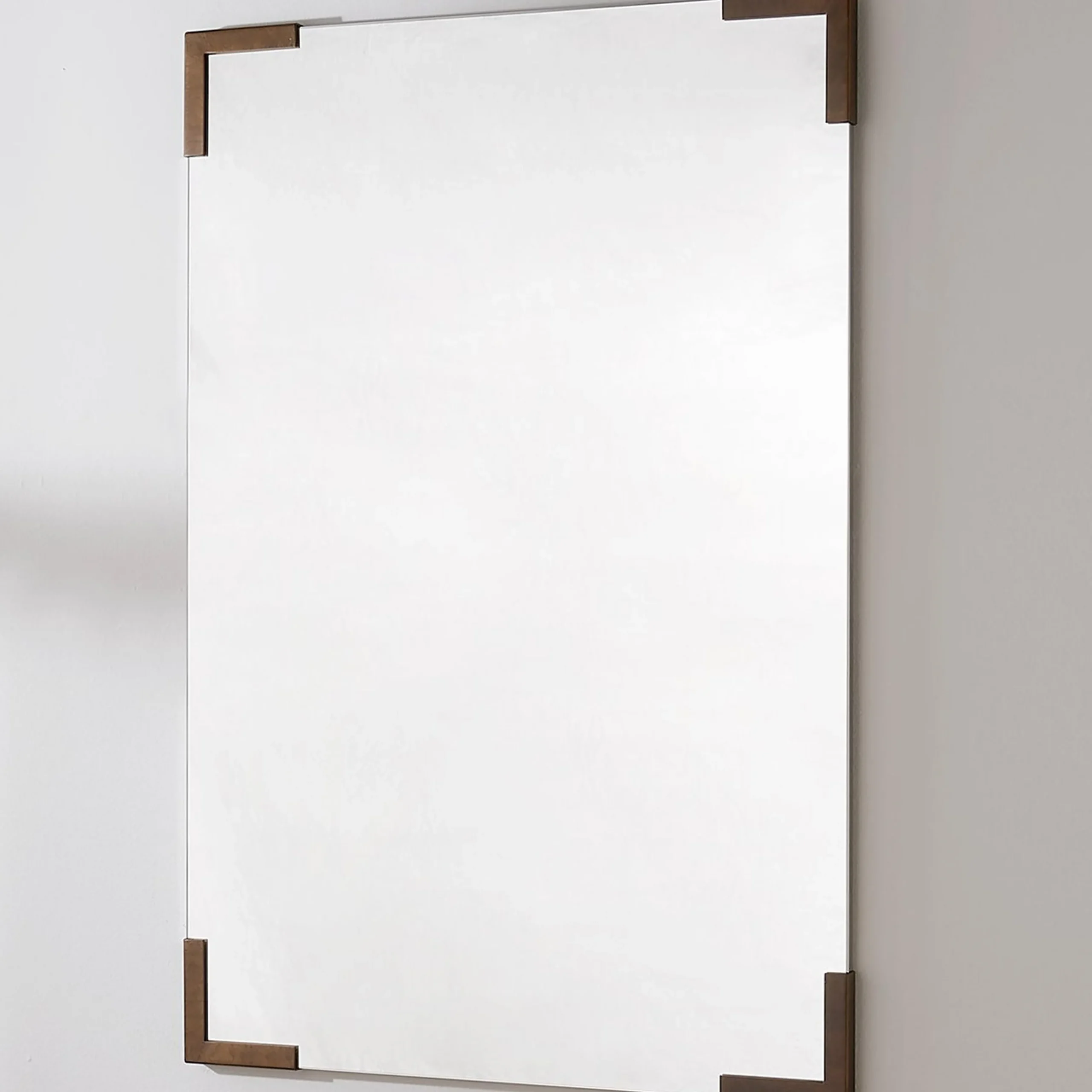Brass Corner Mirror