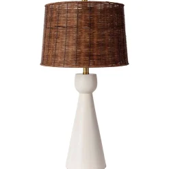Bridget Rattan Table Lamp