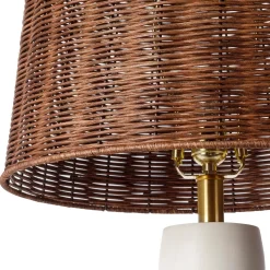 Bridget Rattan Table Lamp
