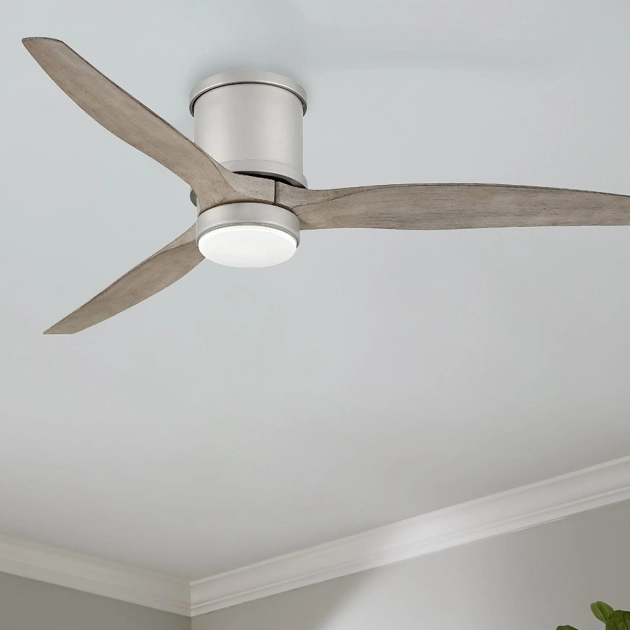 52" Brockton Smart LED Indoor / Outdoor Flush Ceiling Fan