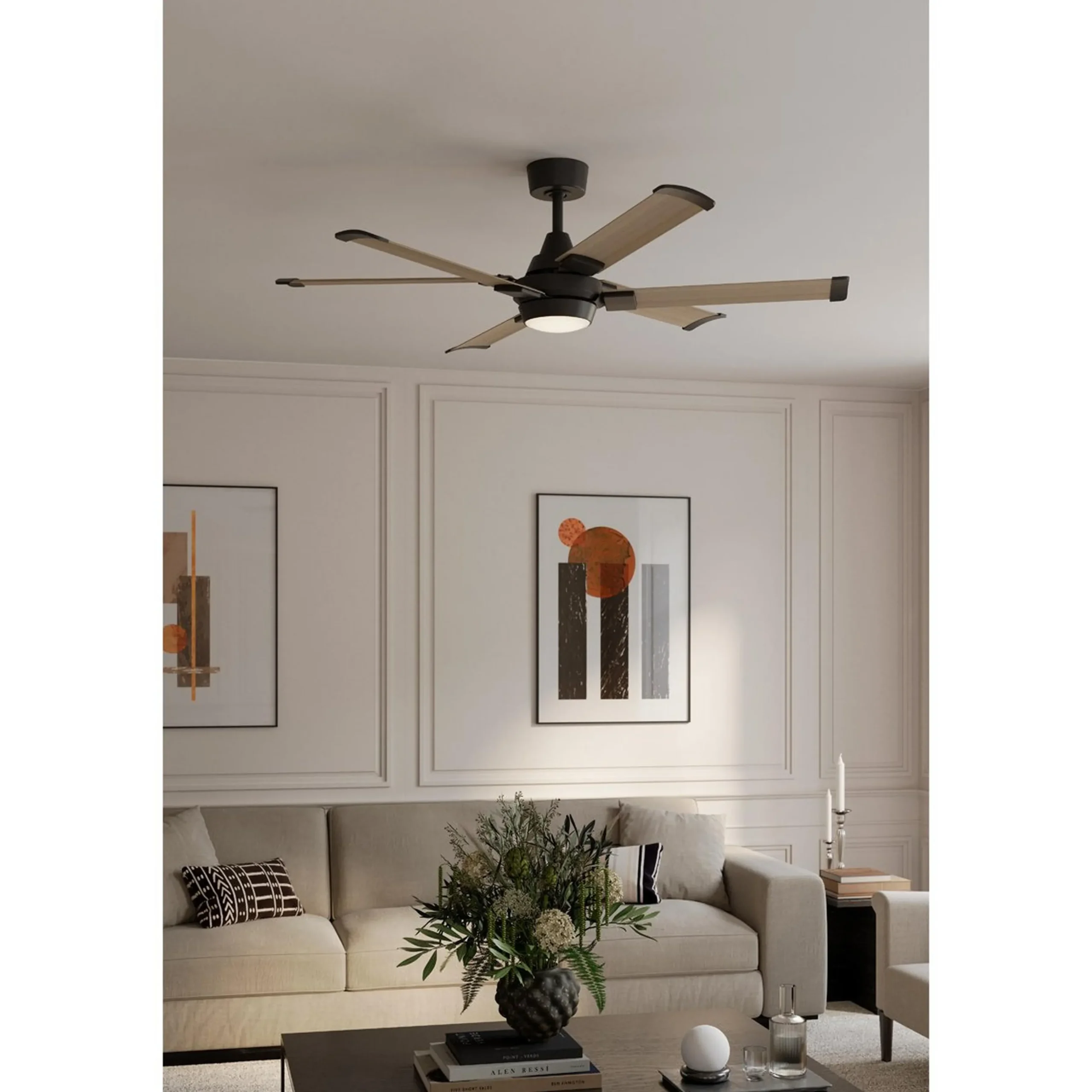 56" Bryson Indoor / Outdoor Smart LED Ceiling Fan