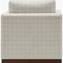 Caiden Swivel Chair - Patterned Linen