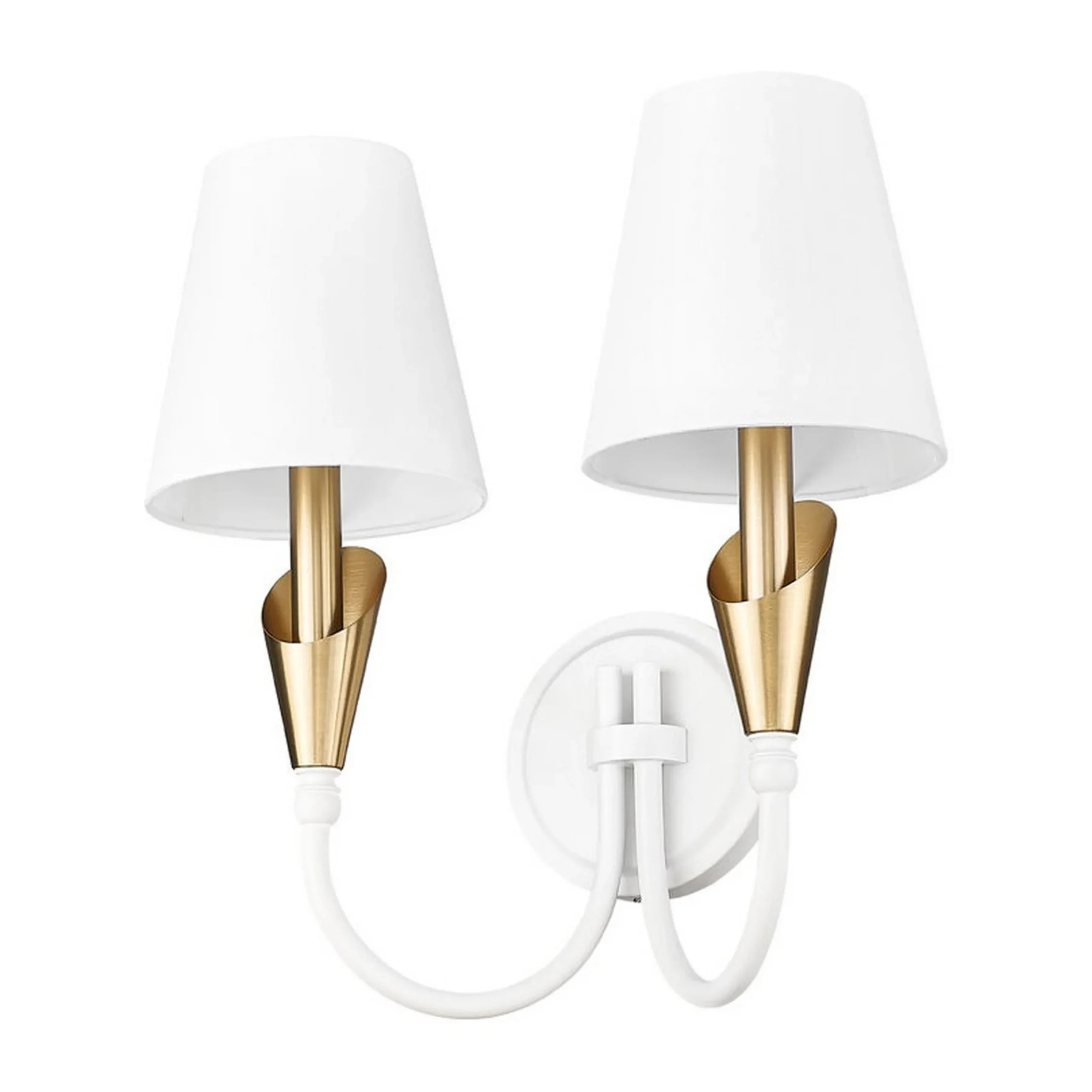 Callithyia Curved Double Sconce