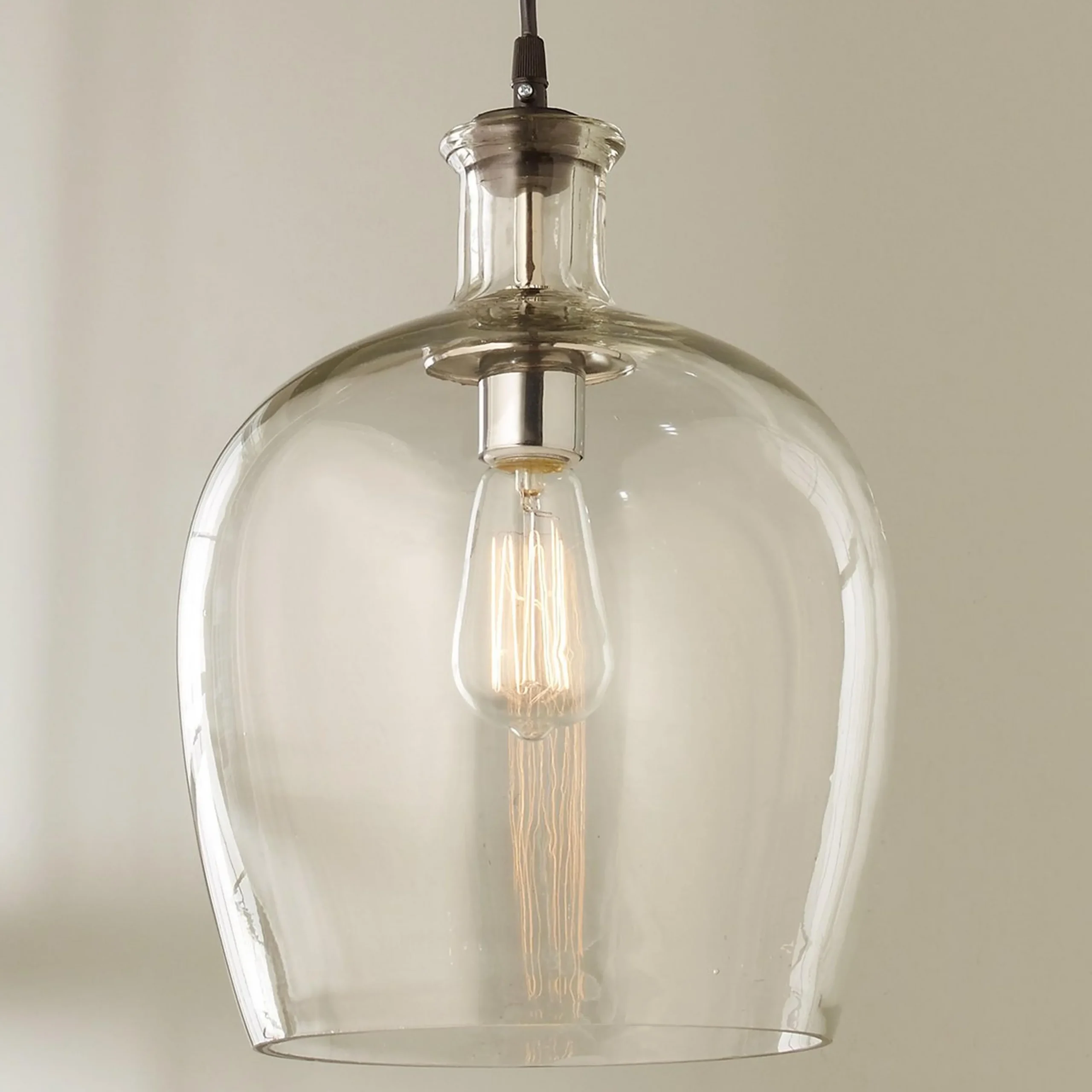 Carafe Glass Pendant Light - Large