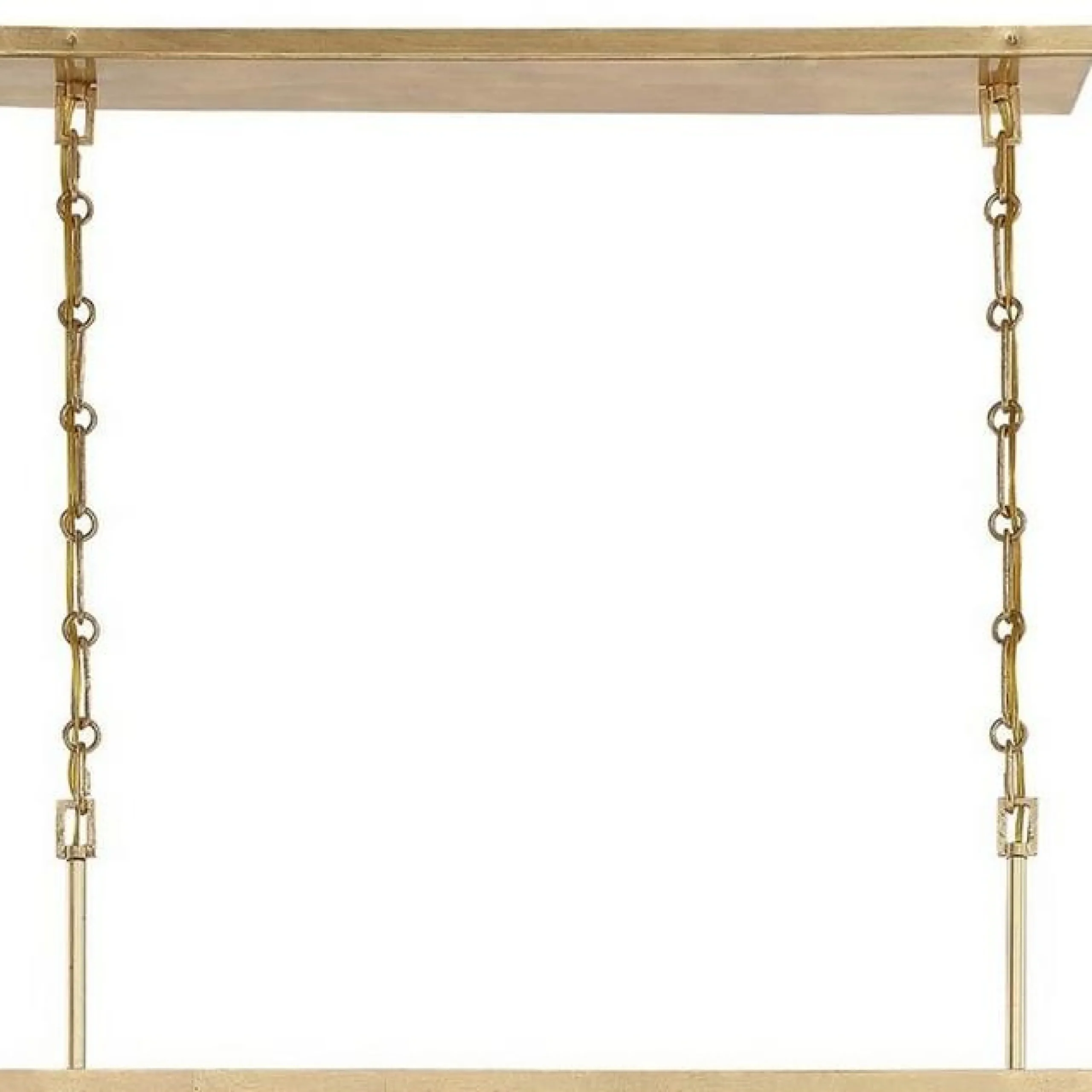 Cascading Crystals Island Chandelier - Rectangular