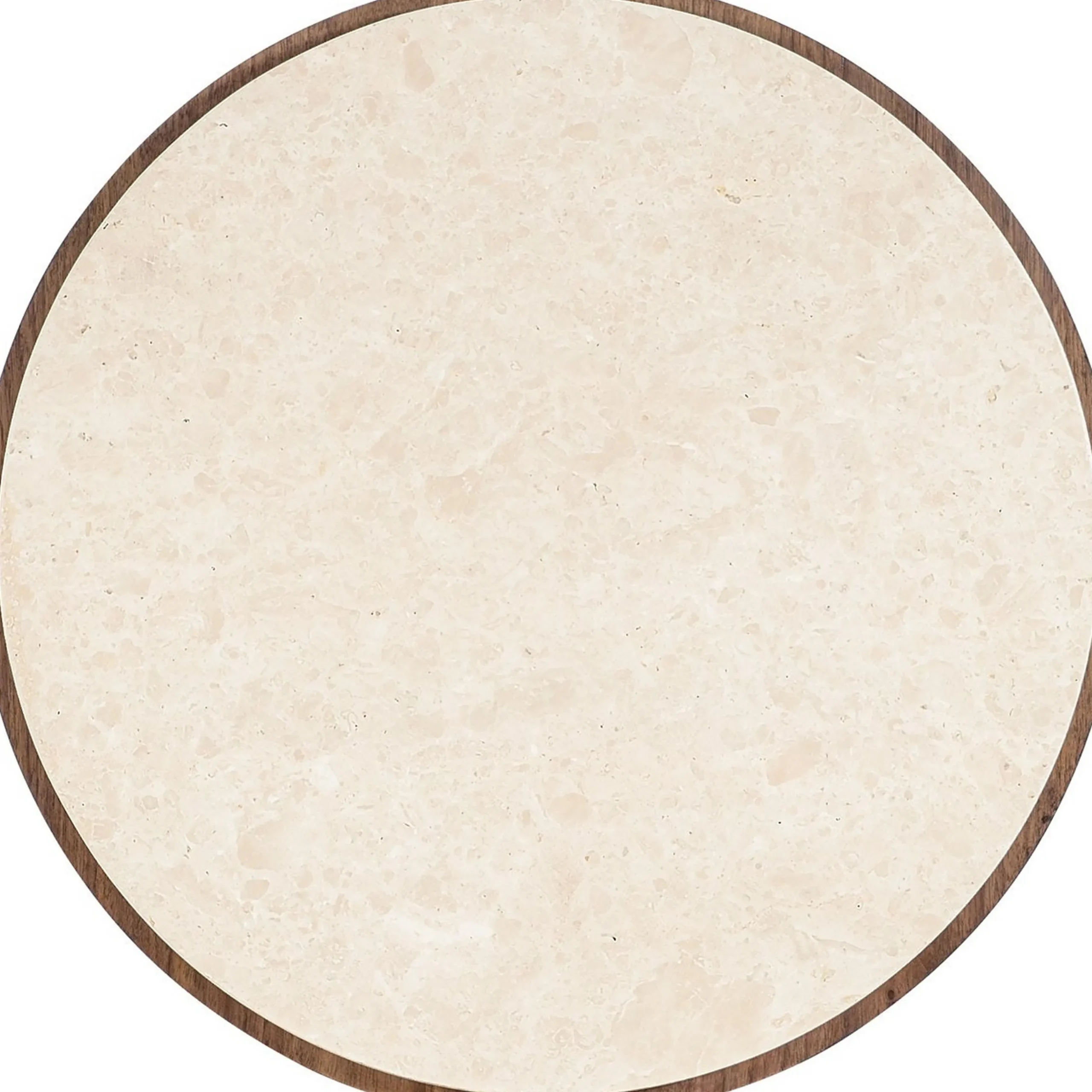 Cecily Side Table - Wood and Marble
