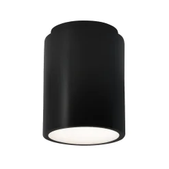 Ceramic Cylinder Ceiling Light - Matte
