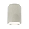 Ceramic Cylinder Ceiling Light - Crackle