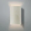 Ceramic Cylinder Sconce - Large - Crackle