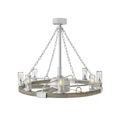 36" Chalet Indoor / Outdoor Ceiling Fandelier